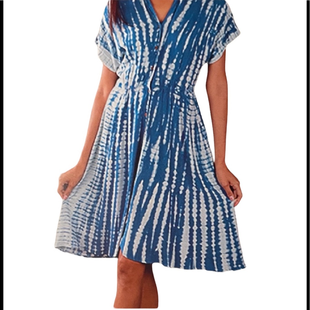 NWT.  BL/RD 1 220185 Sacred Threads Dress L/XL